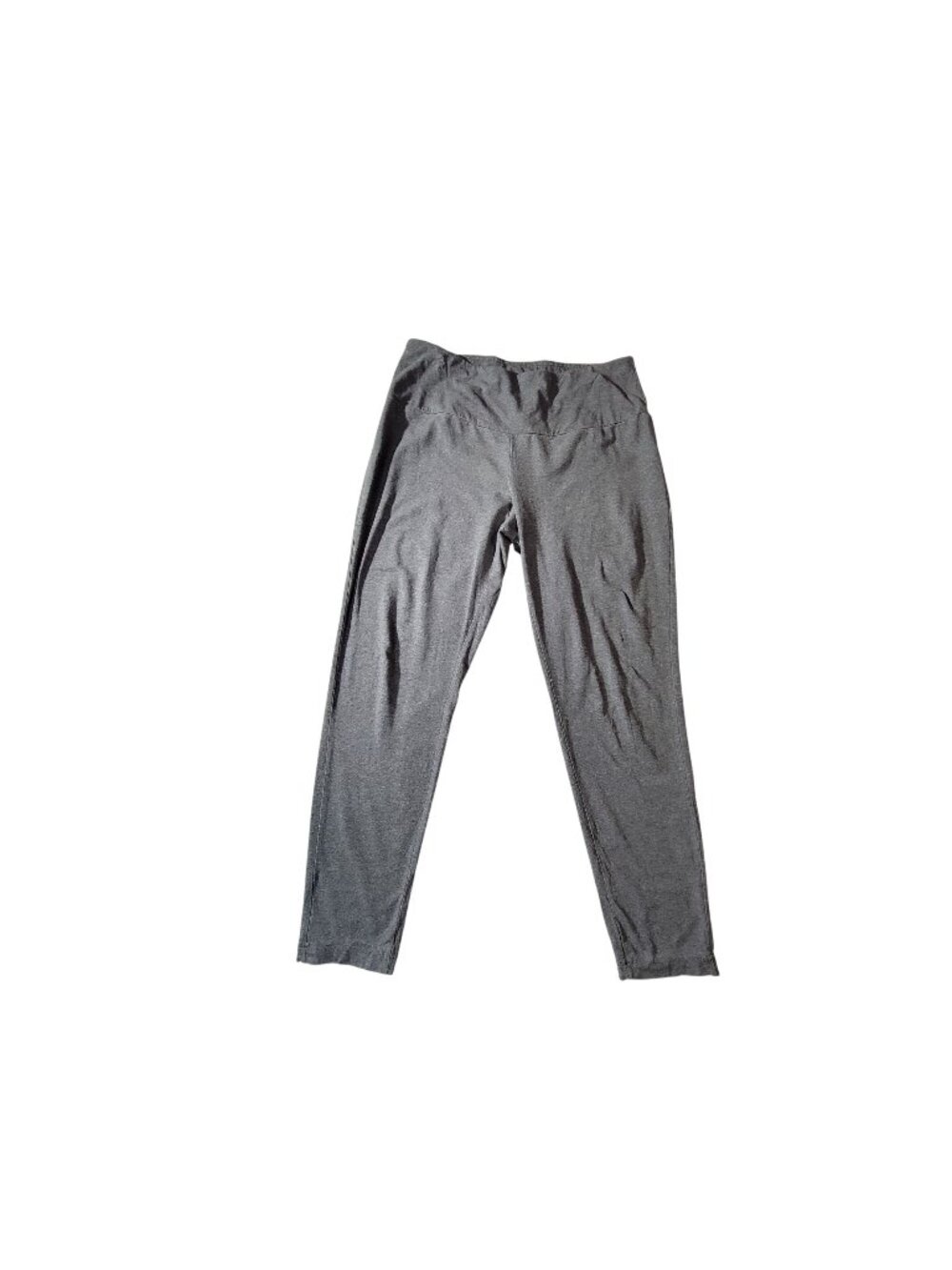 Terra And Sky Gray High-Waisted Leggings 1X Cotton Modal Blend Stretchy Pants